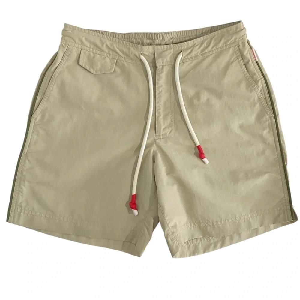 Orlebar Brown Standard Swim Hybrid Shorts Trunks Size 30 Khaki - Picture 4 of 15